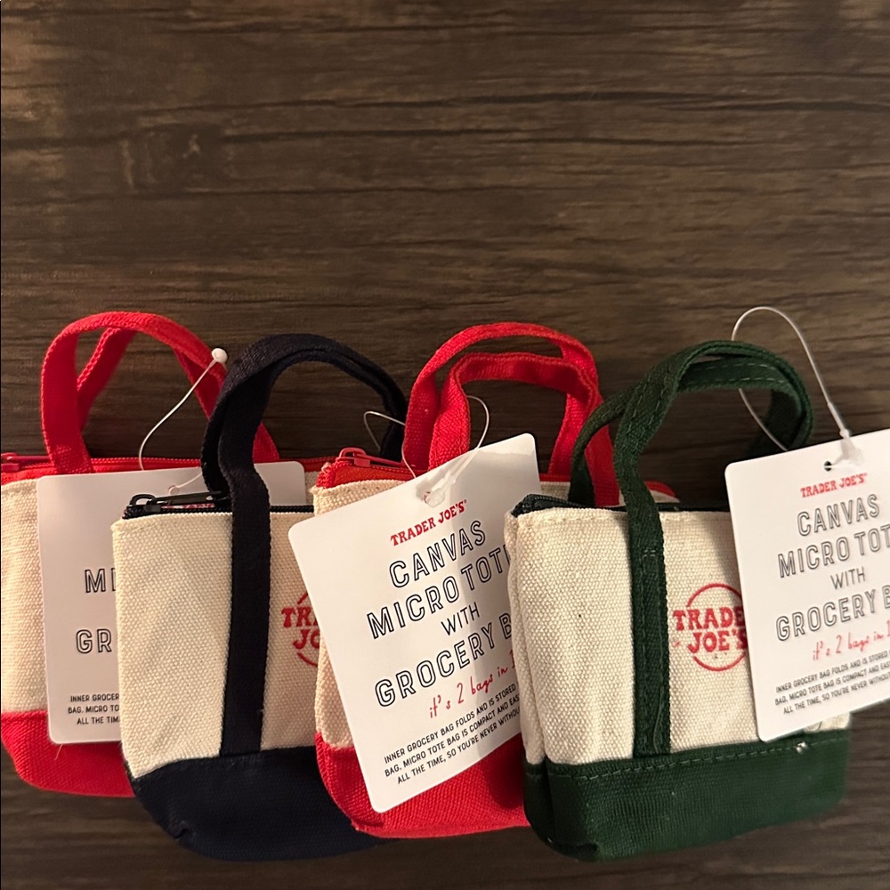 Trader Joe’s canvas micro tote
